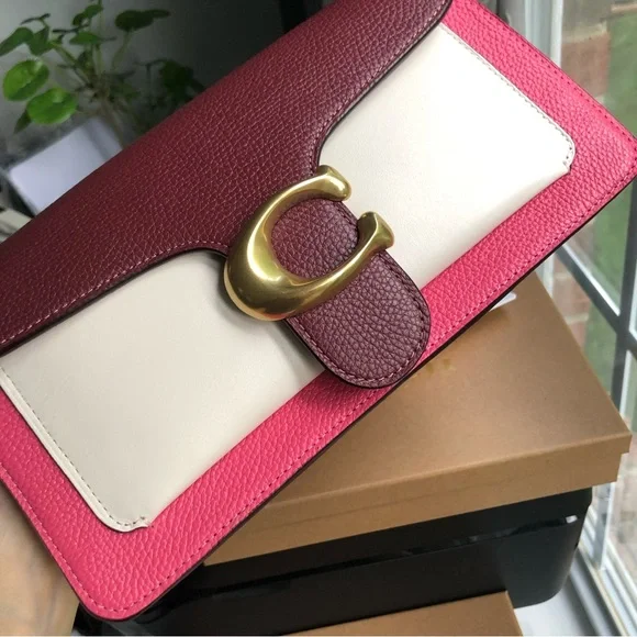 Coach tabby 26 shoulder bag in colorblock - Picture 9 of 13